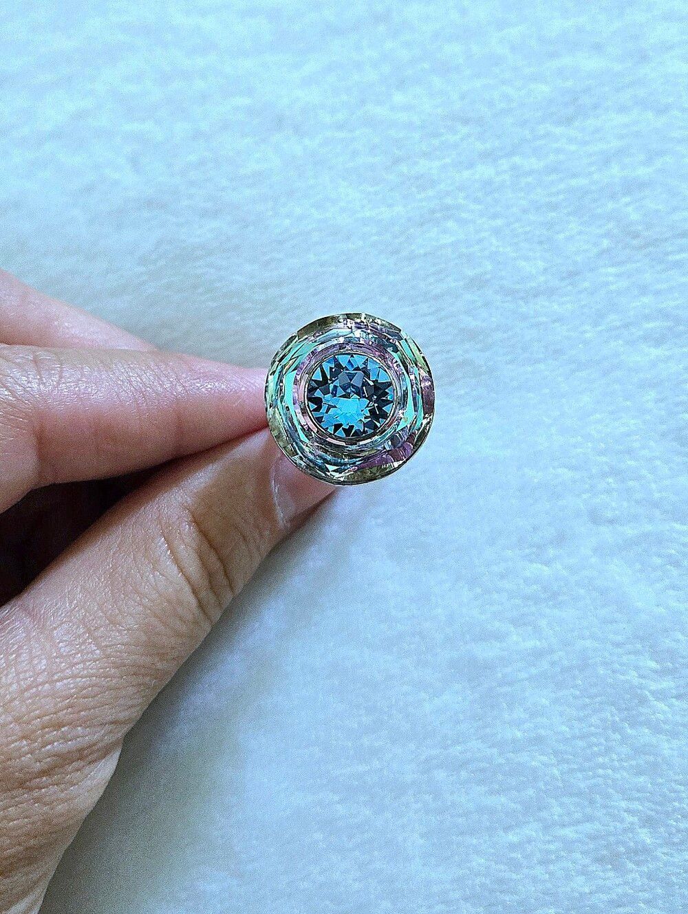 Sterling Silver🤍 Spherical Crystal Ring💍 - NWOT